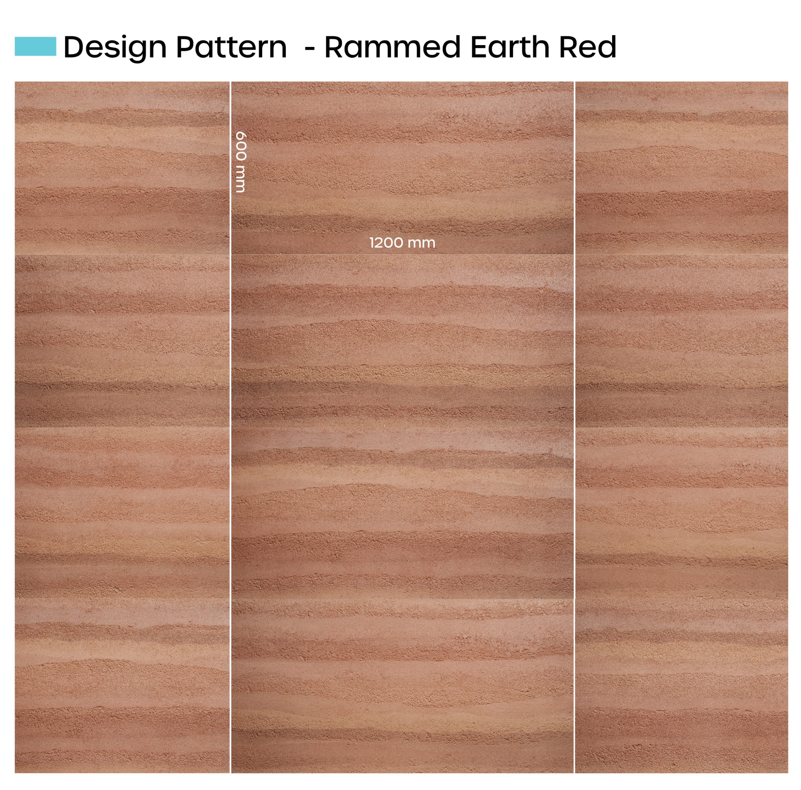 Rammed Earth Red