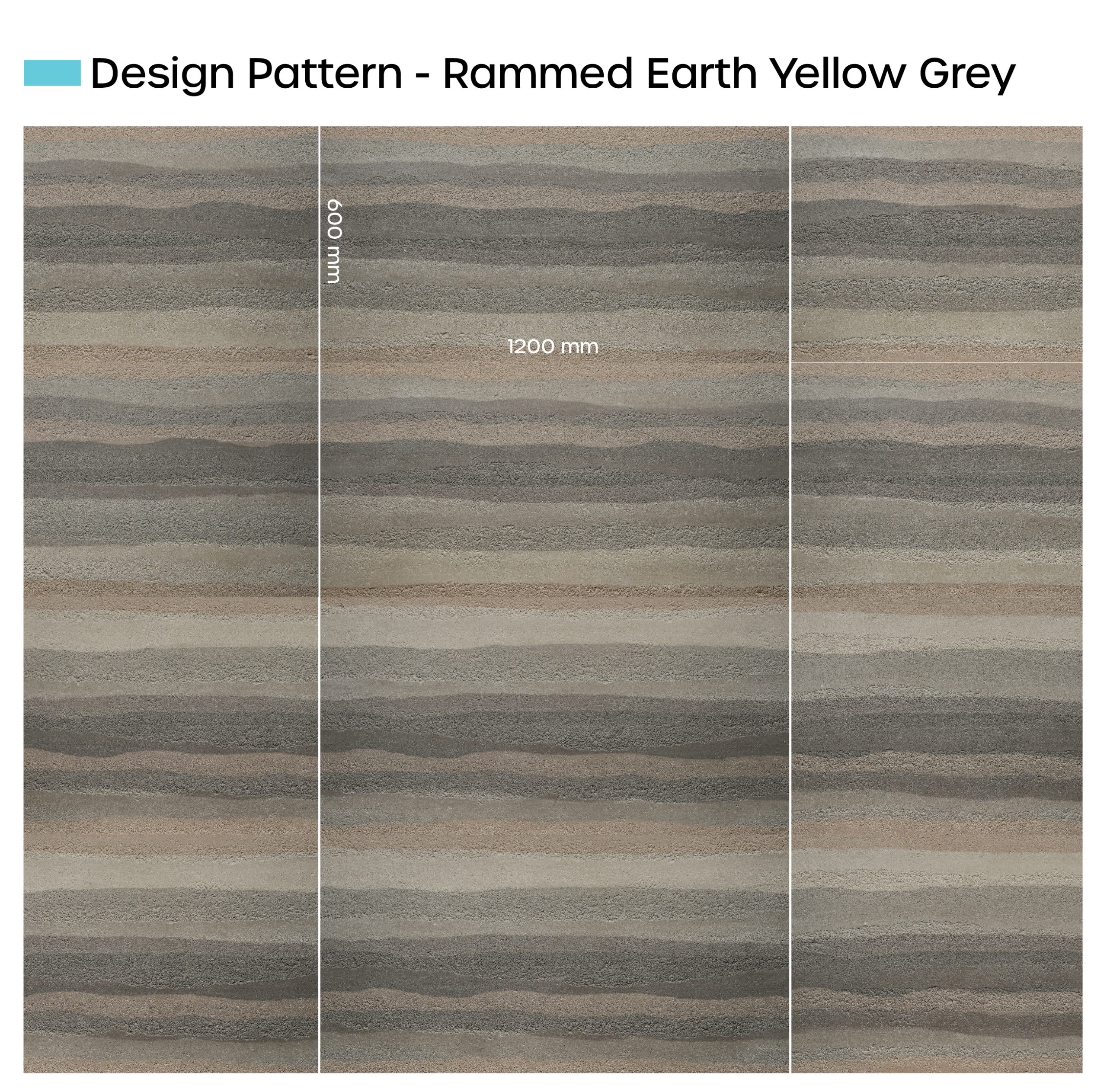Rammed Earth Yellow Grey
