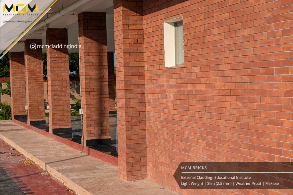 Bricks Cladding on Facade - MCM Phomi