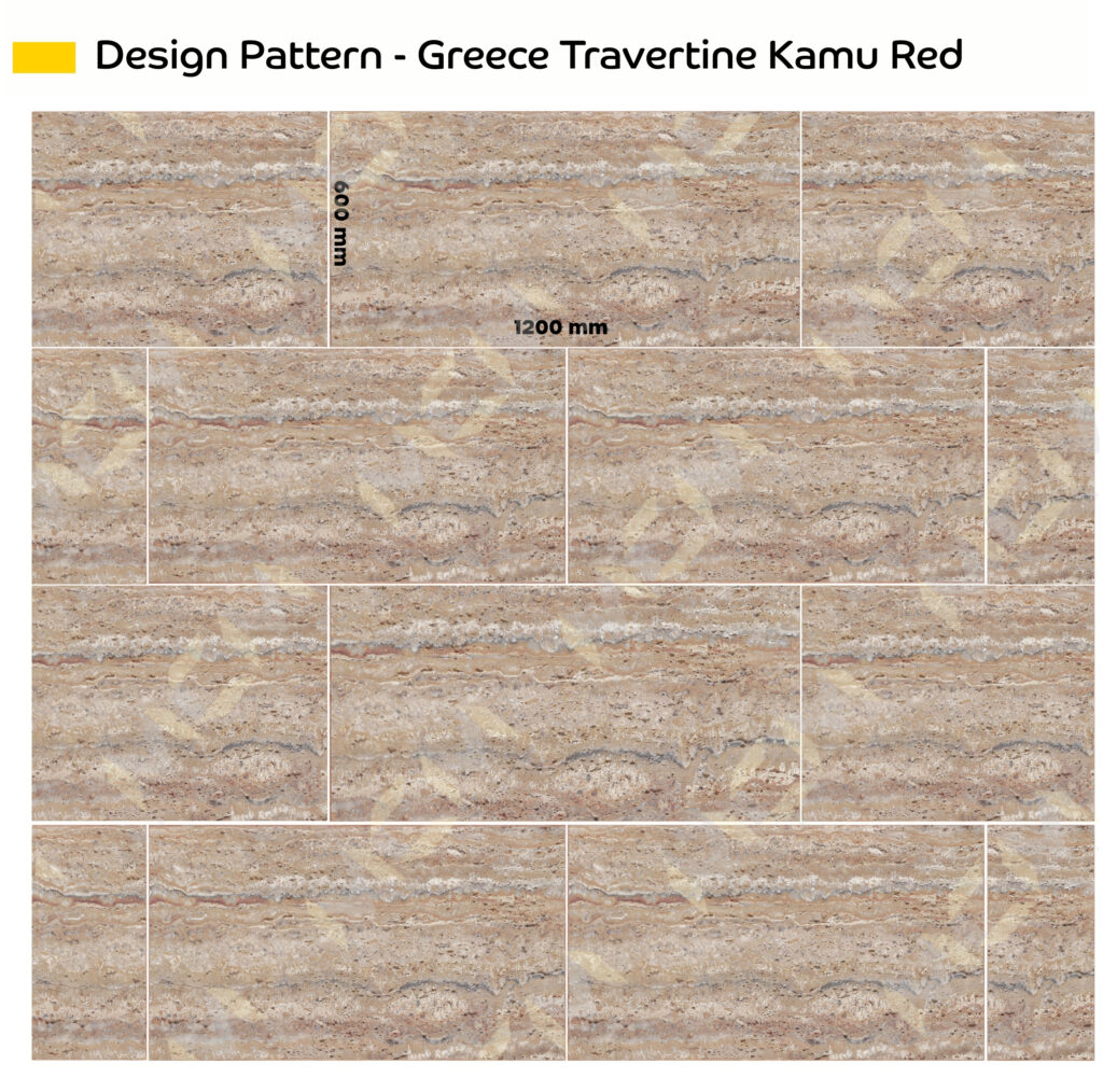 MCM Greece Travertine Kamu Red