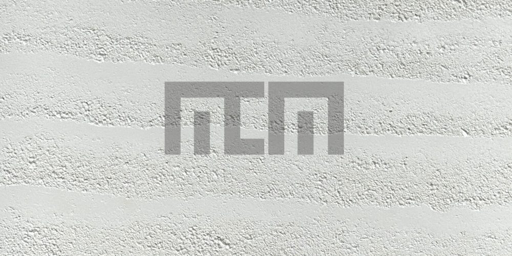 Rammed Earth Wall White