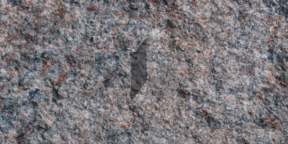 Granite Rough Surface Multicolor Red